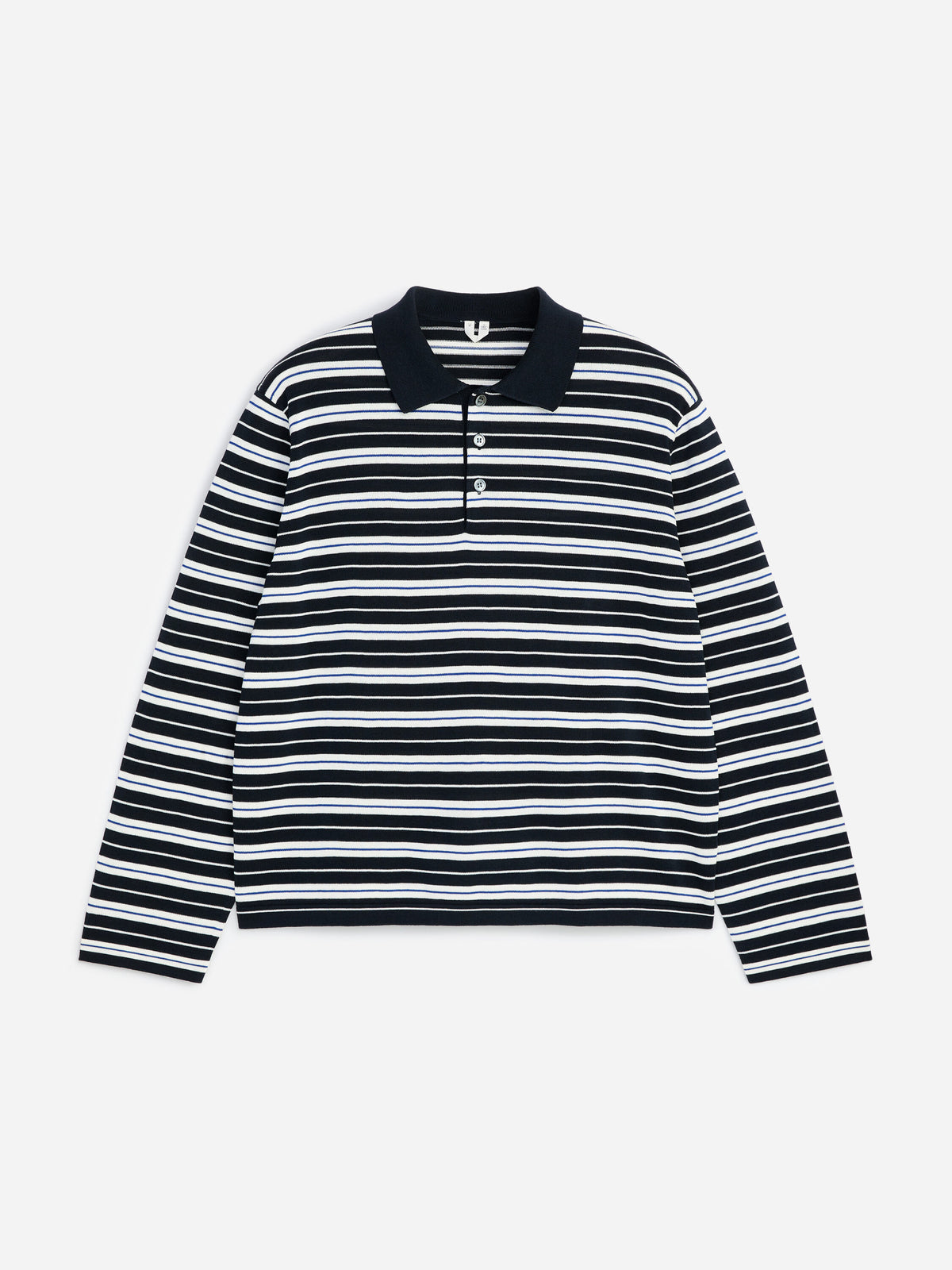 Cotton Polo Shirt - Blue - Image 5