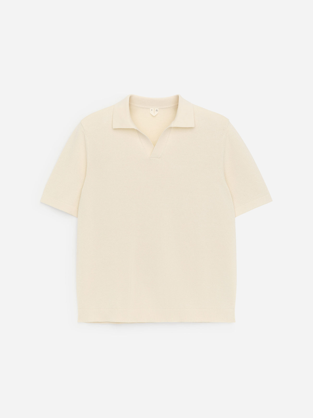 Textured Polo Shirt - White