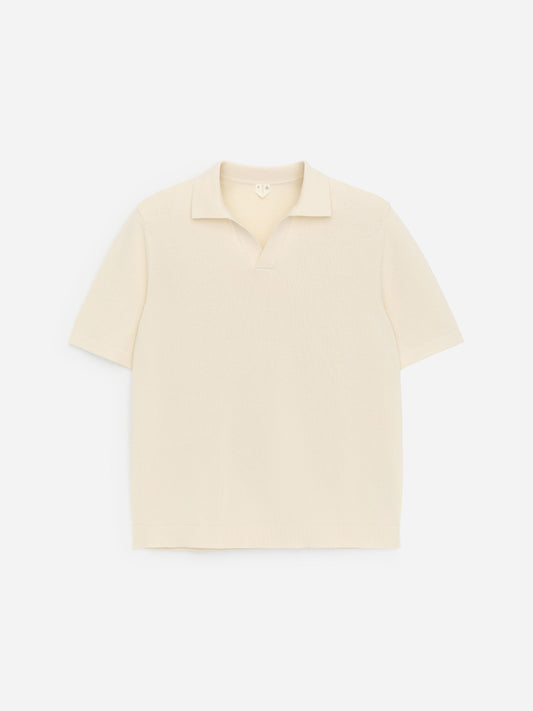 Textured Polo Shirt - White