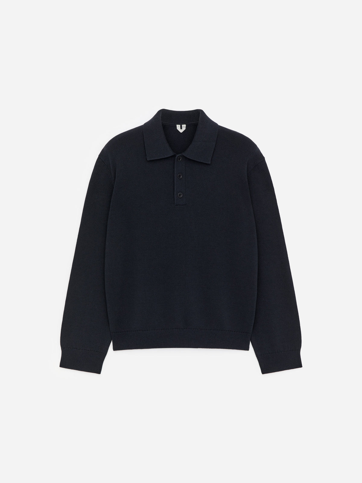 Cotton Lyocell Polo Shirt - Blue