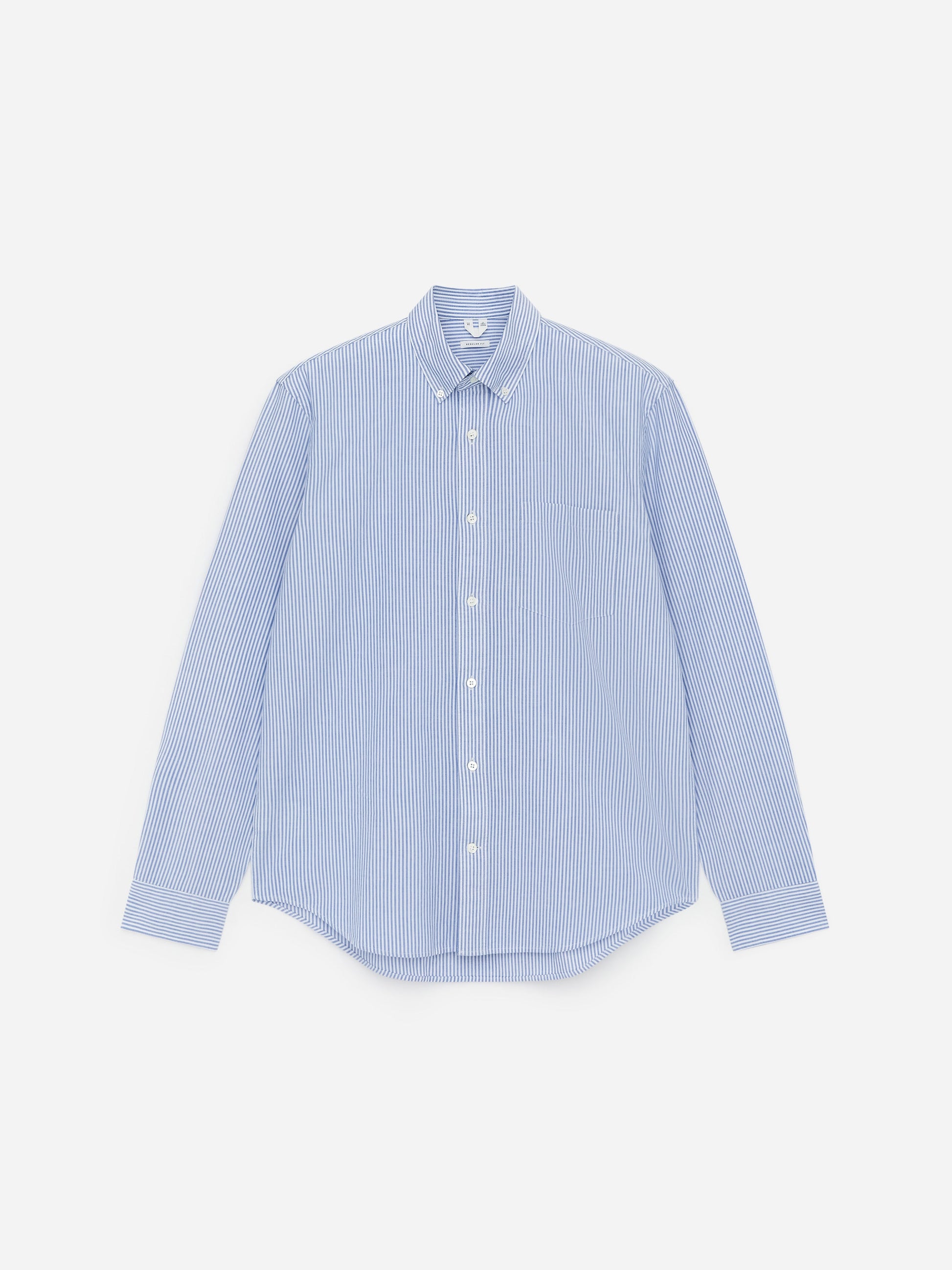 Regular Oxford Shirt - Blue - Image 5