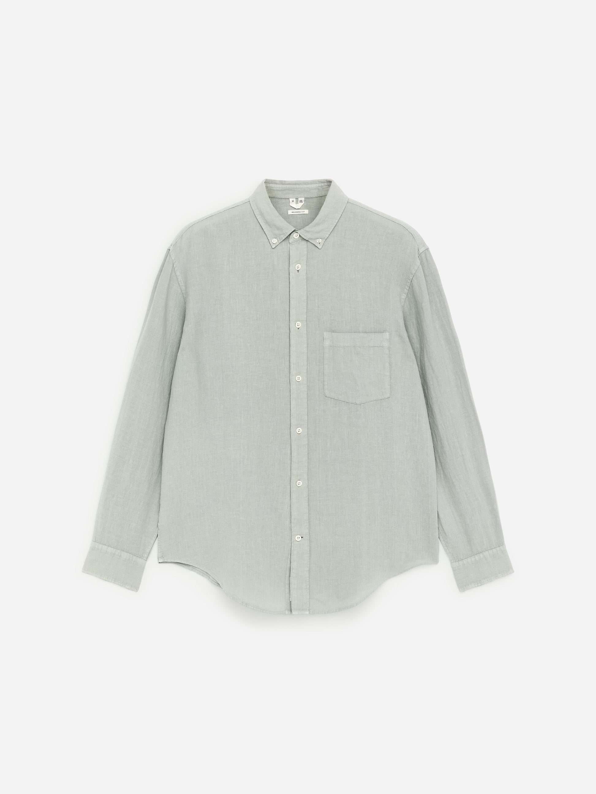 Relaxed Linen Shirt - Green