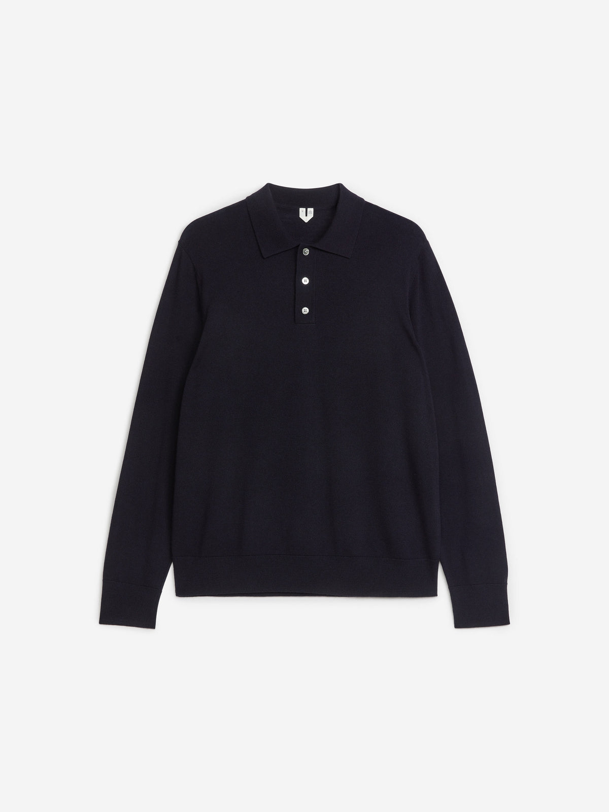 Merino Polo Jumper - Blue - Image 5